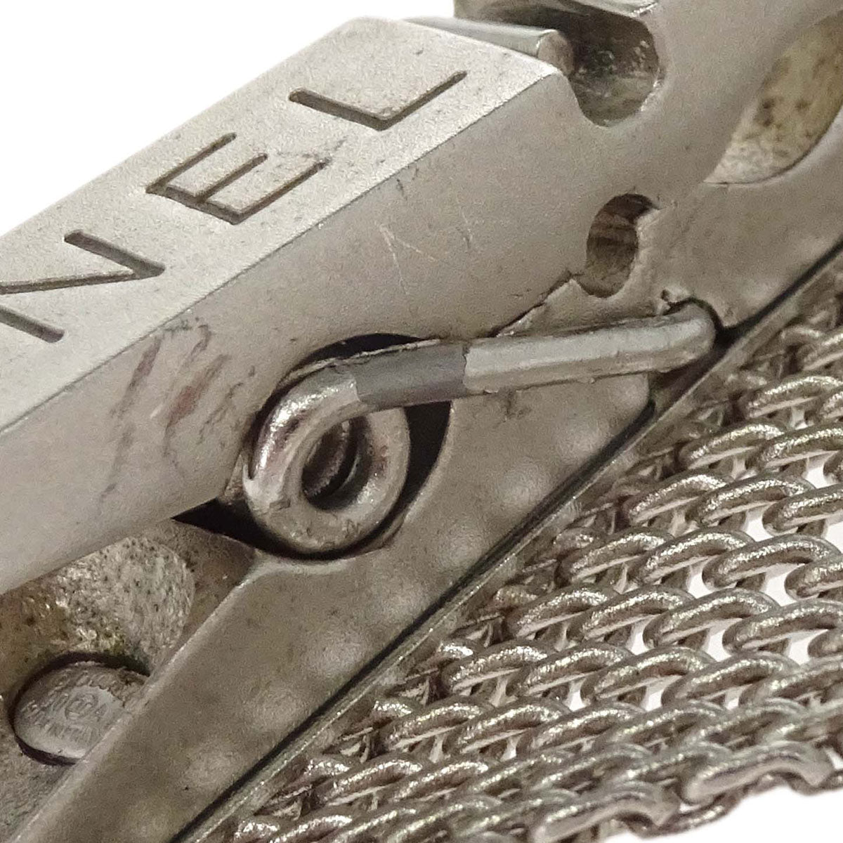 Chanel Clips Bracelet Silver 98A