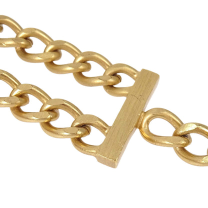 Chanel Necklace Flower Gold Black 02S