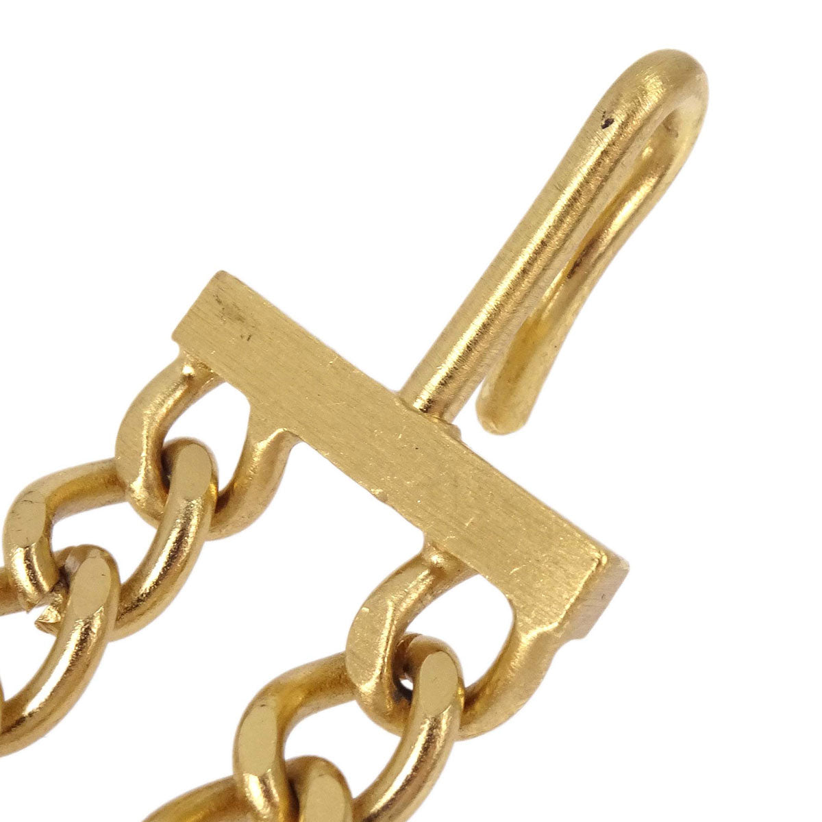 Chanel Necklace Flower Gold Black 02S