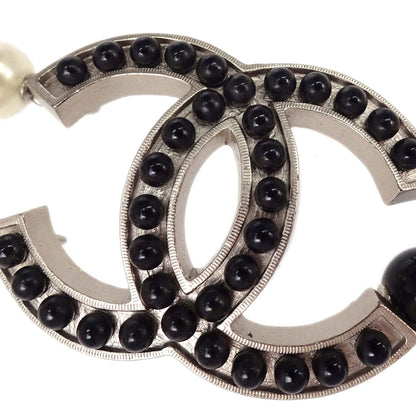 Chanel Costume Pearl Necklace Rhinestone 03C