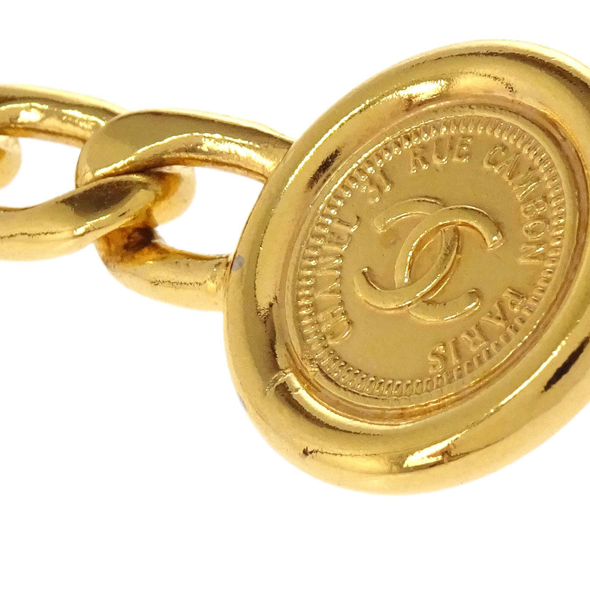 Chanel Medallion Chain Belt 94P Small Good