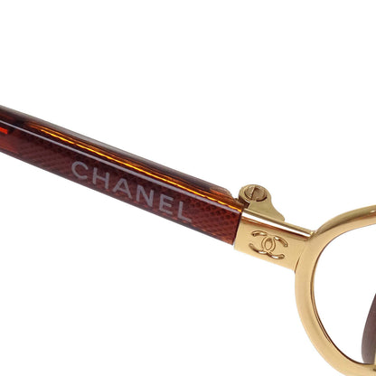 Chanel Sunglasses Eyewear Orange 62□12 Small Good