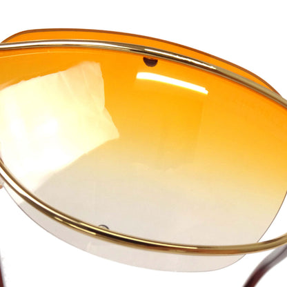 Chanel Sunglasses Eyewear Orange 62□12 Small Good