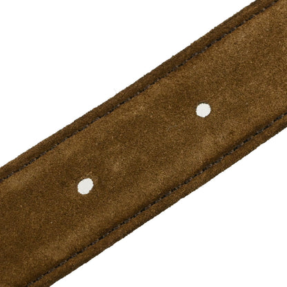 Chanel Brown Suede CC Belt #70/28 Small Good