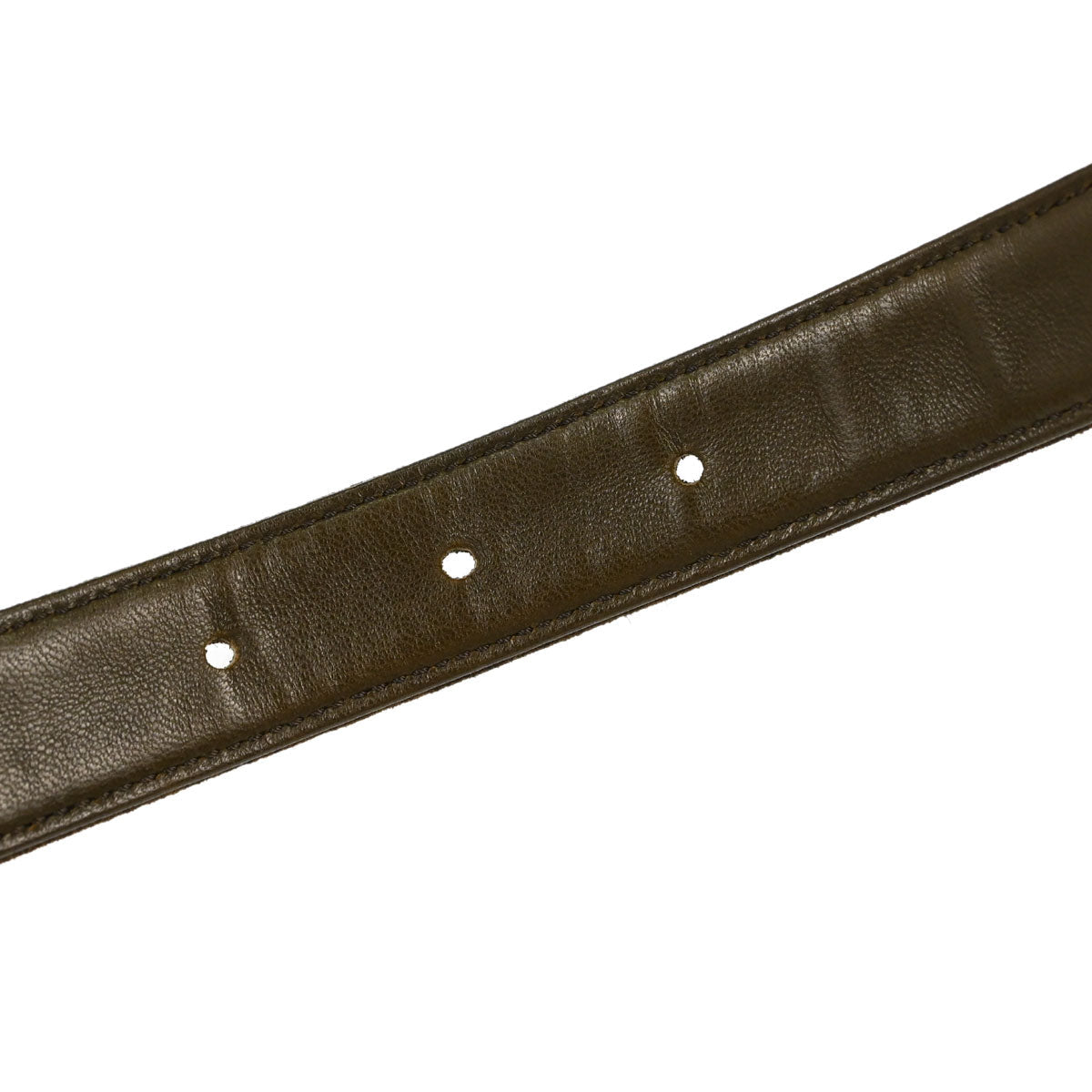 Chanel Brown Suede CC Belt #70/28 Small Good
