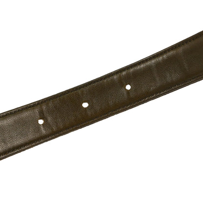 Chanel Brown Suede CC Belt #70/28 Small Good