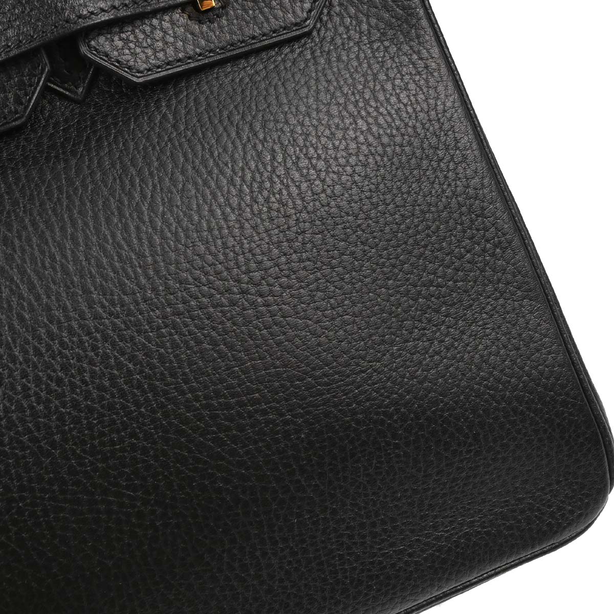 Hermes Black Ardennes Birkin 30 Handbag