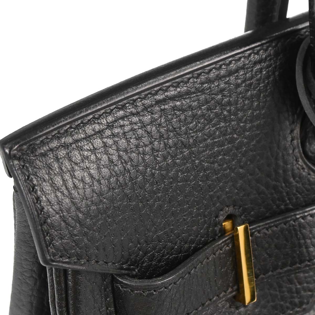 Hermes Black Ardennes Birkin 30 Handbag