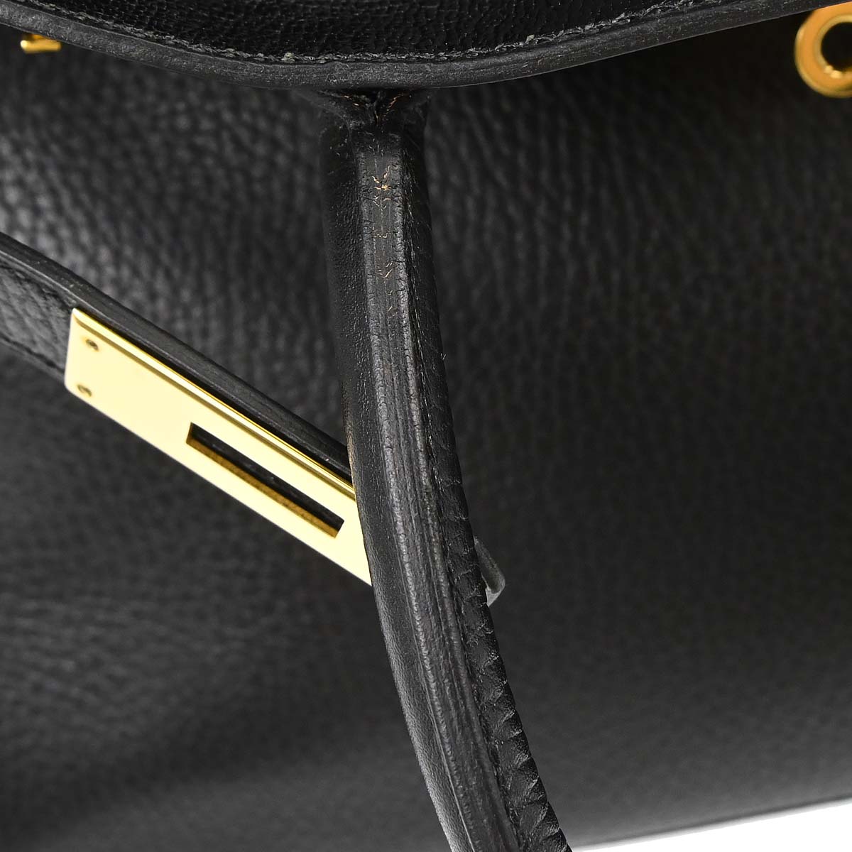 Hermes Black Ardennes Birkin 30 Handbag