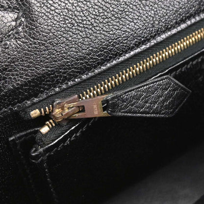 Hermes Black Ardennes Birkin 30 Handbag