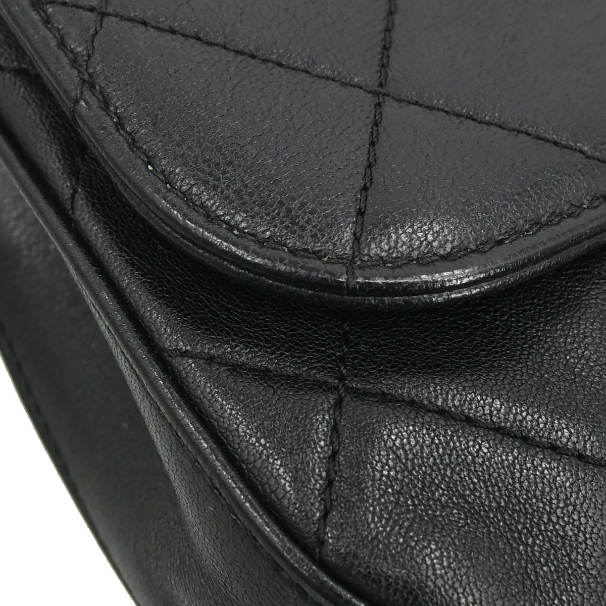 Chanel 2019 Black Lambskin Dix-Neuf 19 Waist Bum Bag