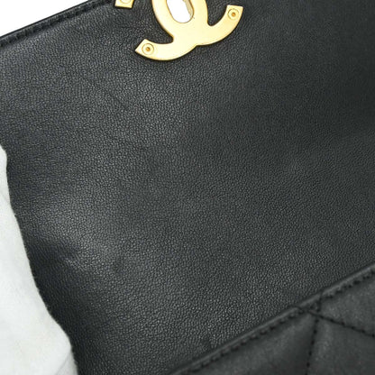 Chanel 2019 Black Lambskin Dix-Neuf 19 Waist Bum Bag