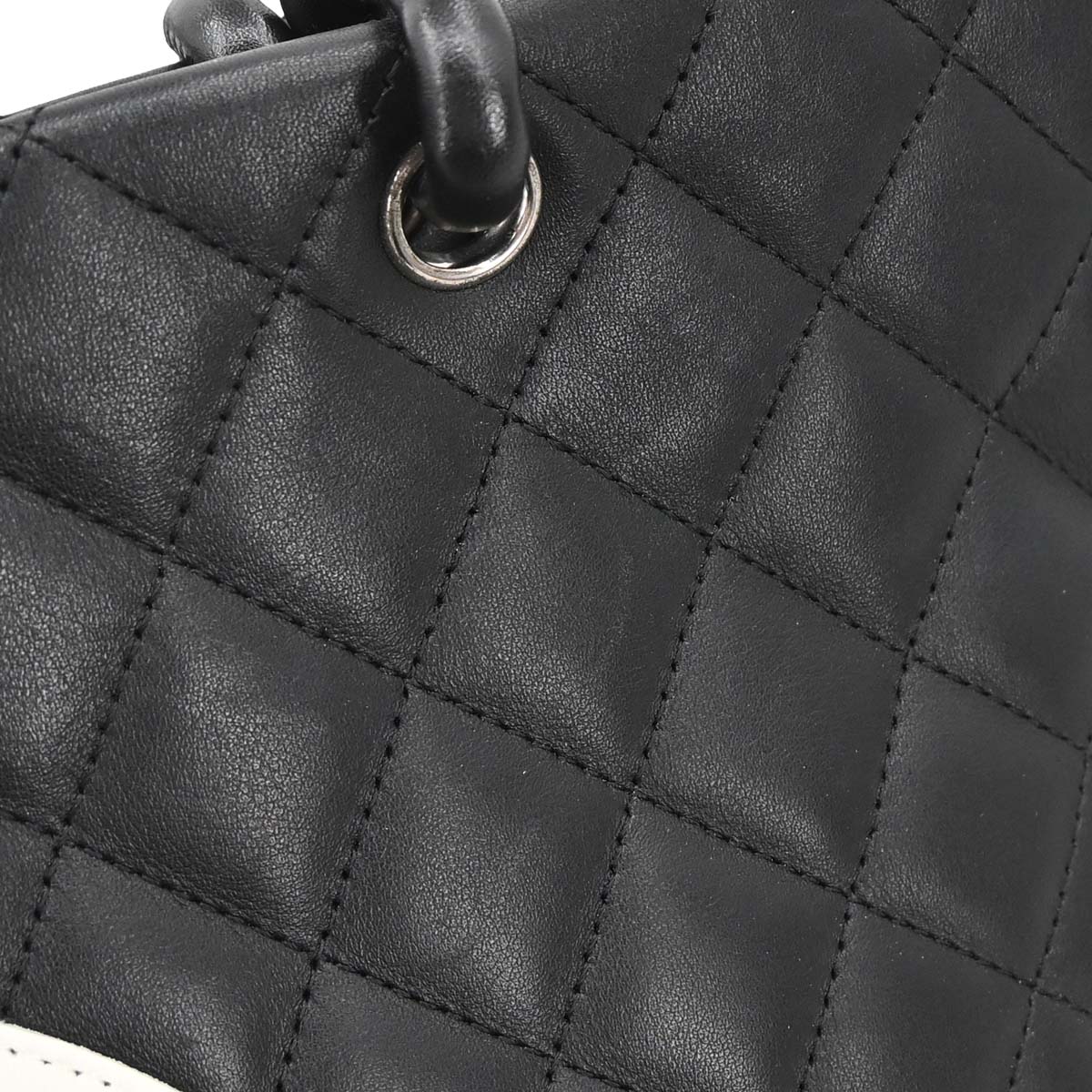 Chanel 2005-2006 Black Calfskin Cambon Ligne Tote Handbag