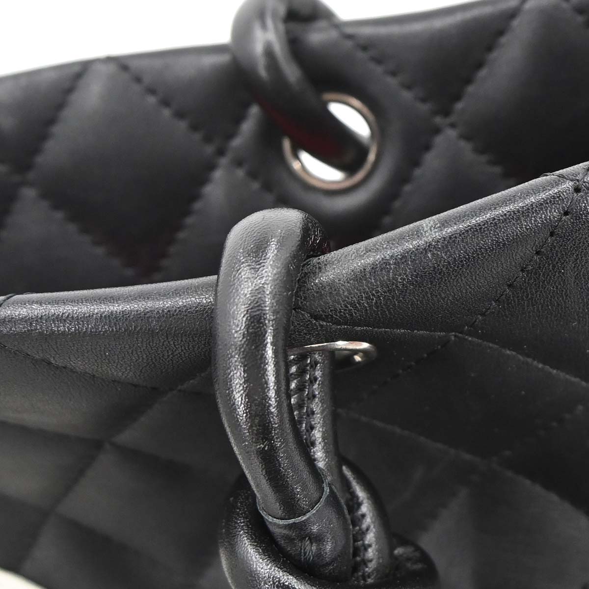 Chanel 2005-2006 Black Calfskin Cambon Ligne Tote Handbag