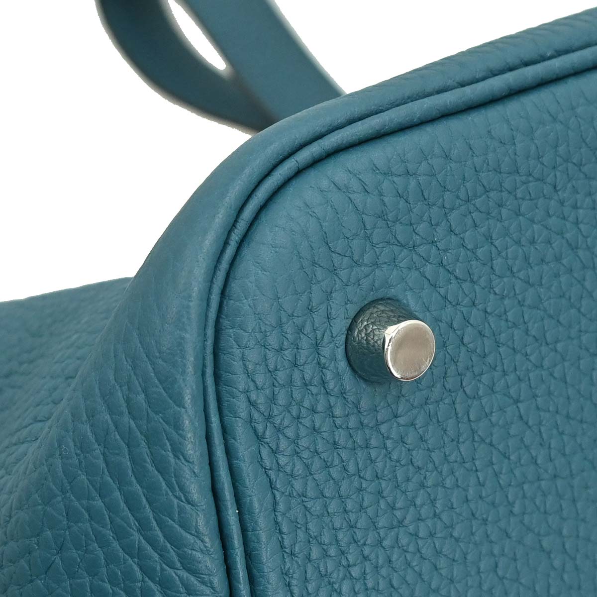 Hermes Cobalt Taurillon Clemence Picotin Lock 22 MM Handbag
