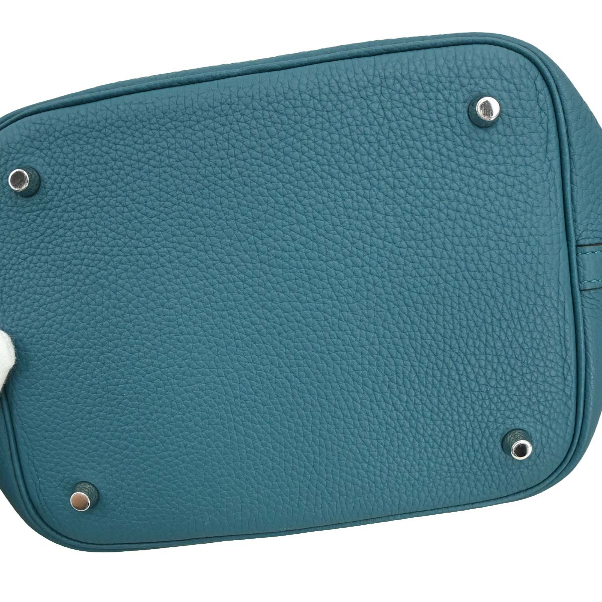 Hermes Cobalt Taurillon Clemence Picotin Lock 22 MM Handbag