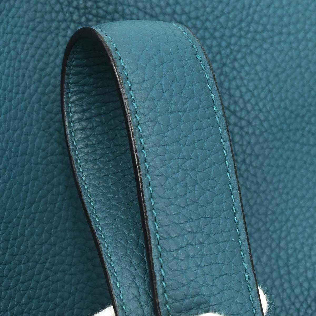 Hermes Cobalt Taurillon Clemence Picotin Lock 22 MM Handbag