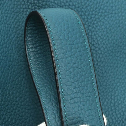 Hermes Cobalt Taurillon Clemence Picotin Lock 22 MM Handbag
