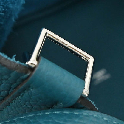 Hermes Cobalt Taurillon Clemence Picotin Lock 22 MM Handbag