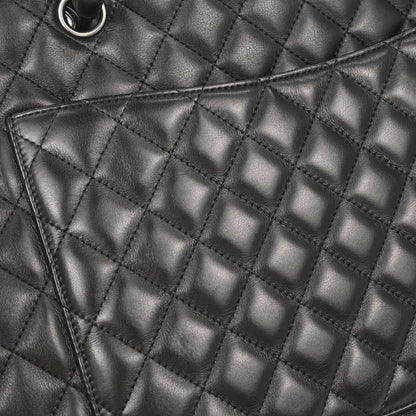 Chanel Black Calfskin Cambon Ligne Tote Handbag