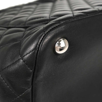 Chanel Black Calfskin Cambon Ligne Tote Handbag
