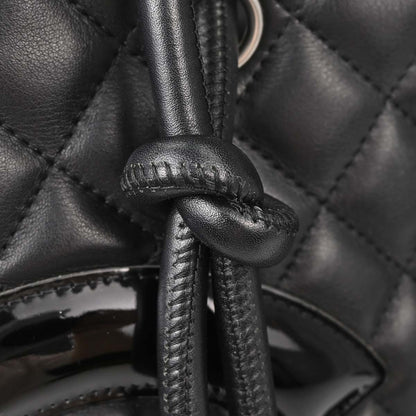 Chanel Black Calfskin Cambon Ligne Tote Handbag