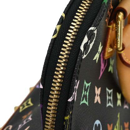 Louis Vuitton Black Monogram Multicolor Alma PM Handbag M40444