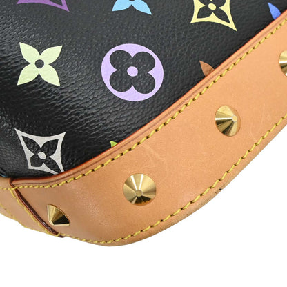 Louis Vuitton Black Monogram Multicolor Alma PM Handbag M40444