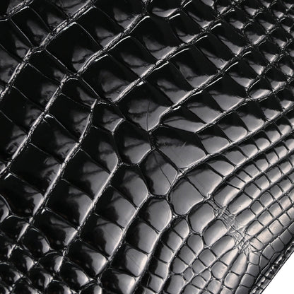 Chanel * Black Crocodile Tote Handbag