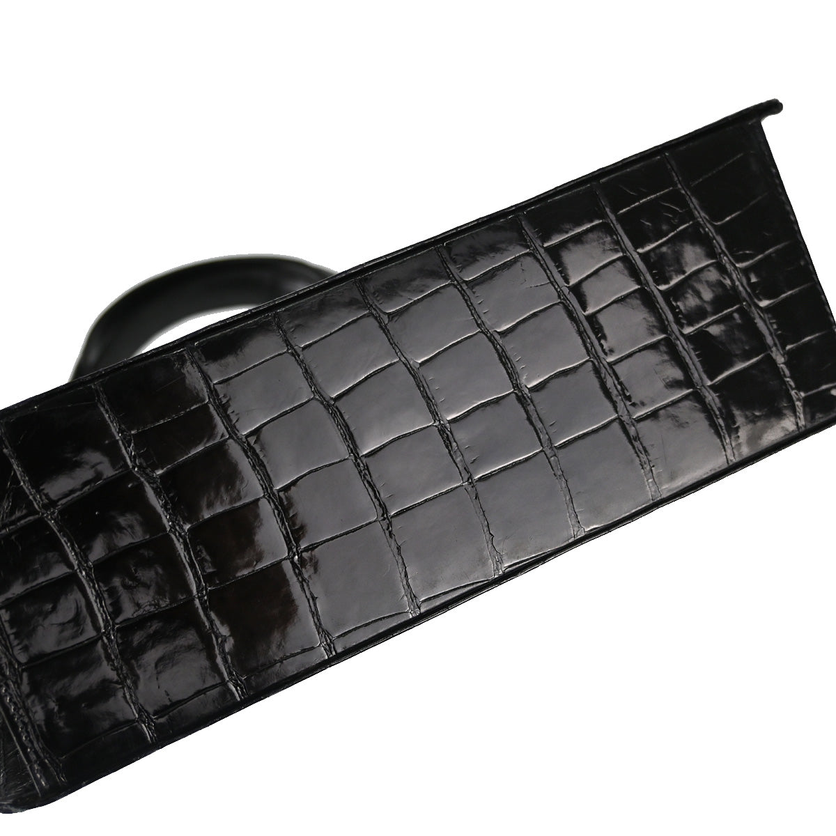 Chanel * Black Crocodile Tote Handbag