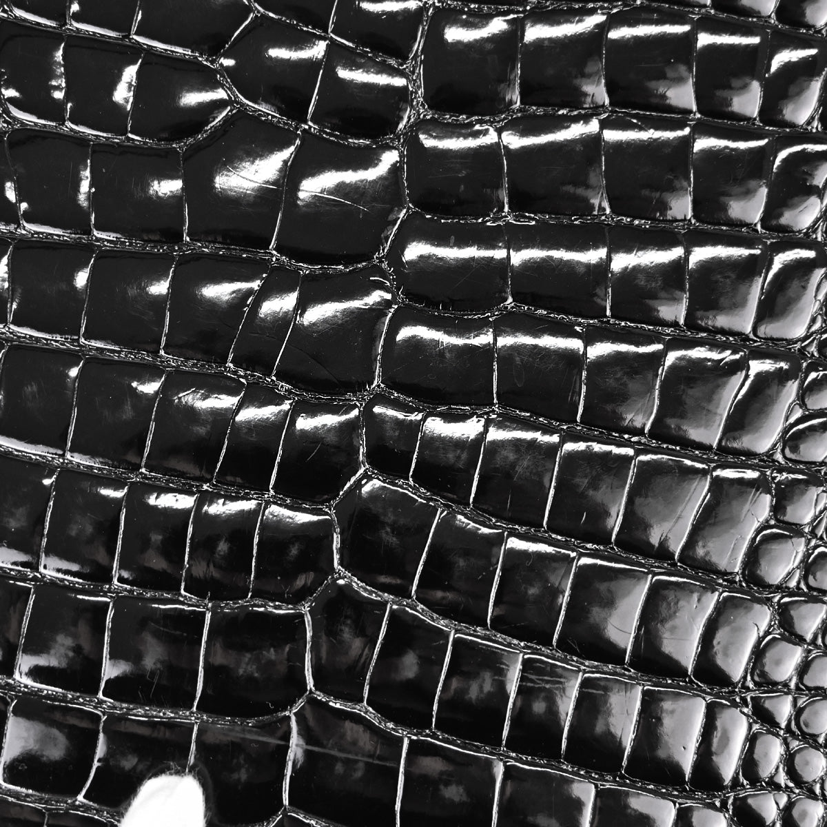 Chanel * Black Crocodile Tote Handbag