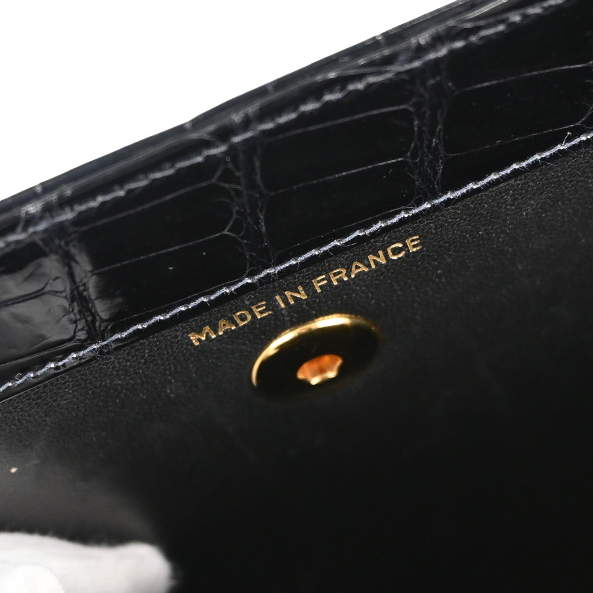 Chanel * Black Crocodile Tote Handbag