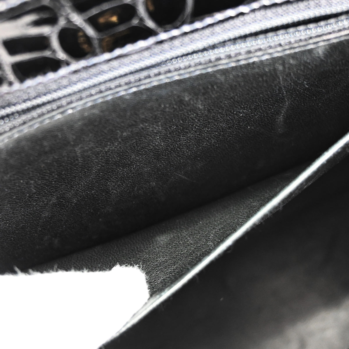 Chanel * Black Crocodile Tote Handbag