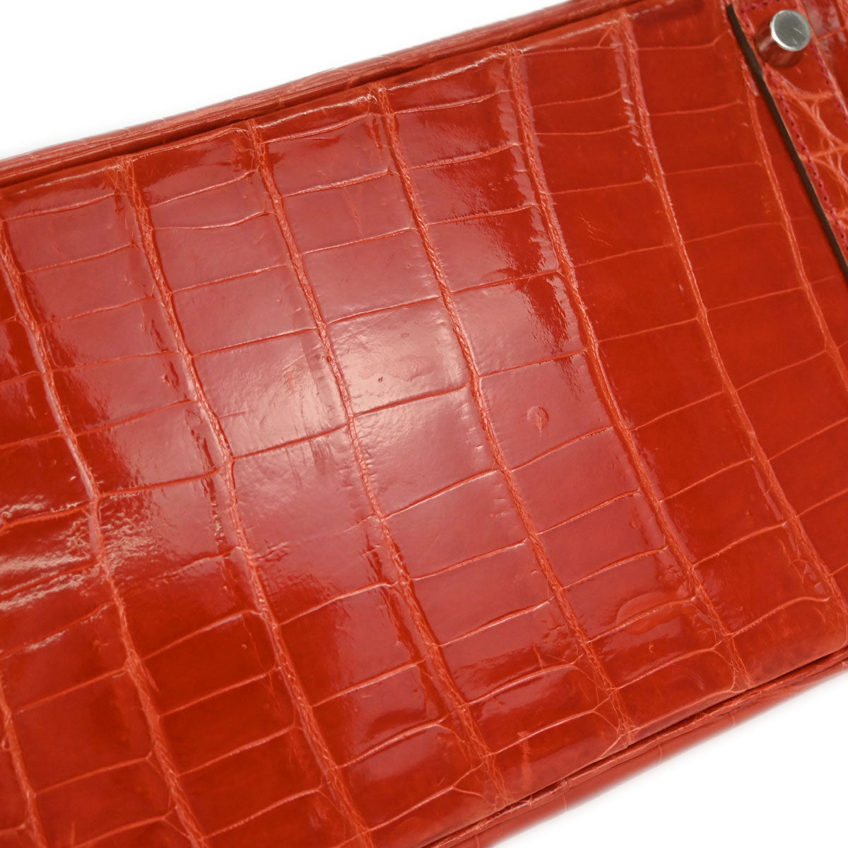 Hermes * Rouge Pivoine Niloticus Birkin 30 Handbag