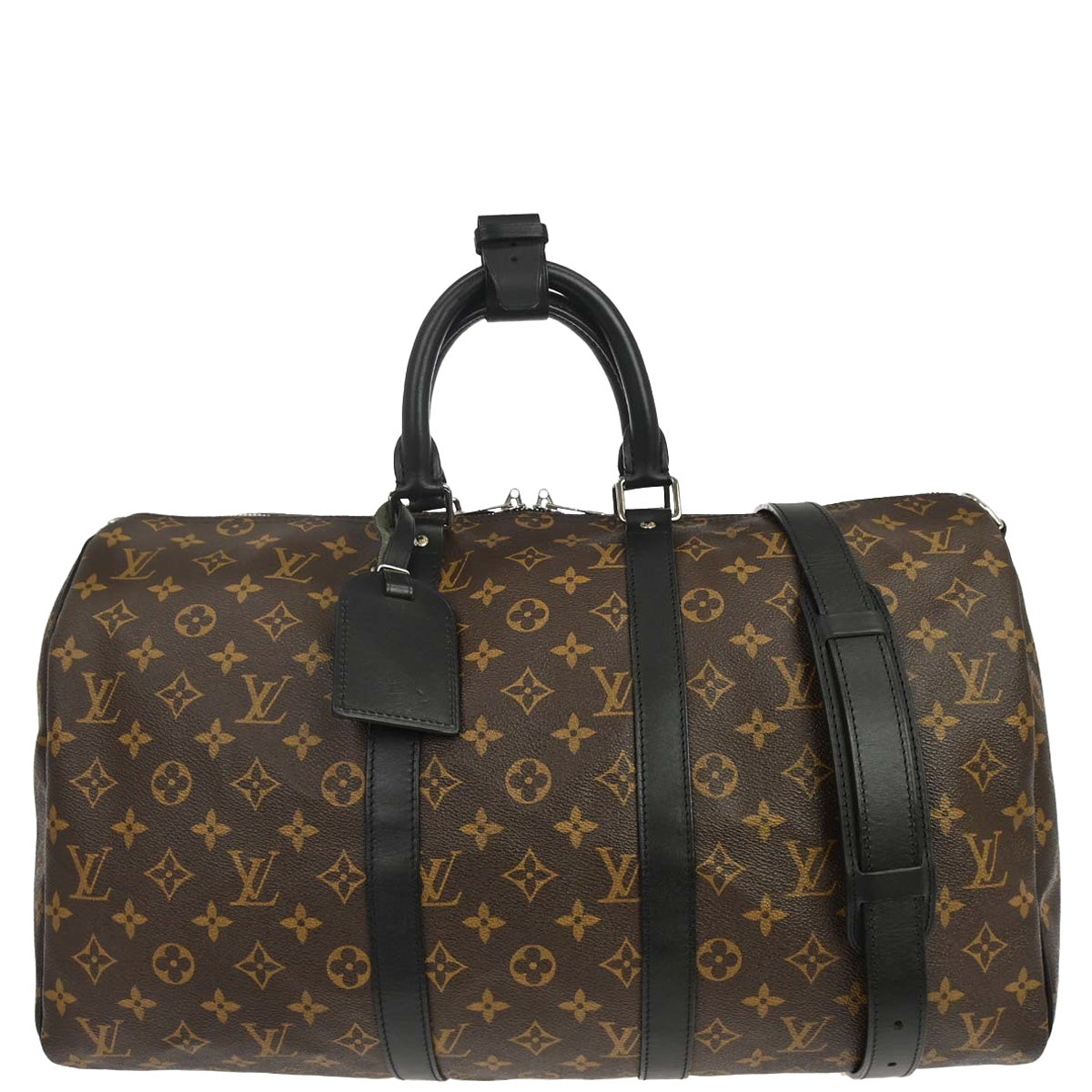 Louis Vuitton Monogram Macassar Keepall 45 Bandouliere M56711