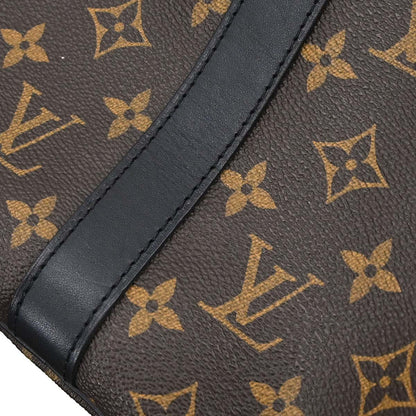 Louis Vuitton Monogram Macassar Keepall 45 Bandouliere M56711