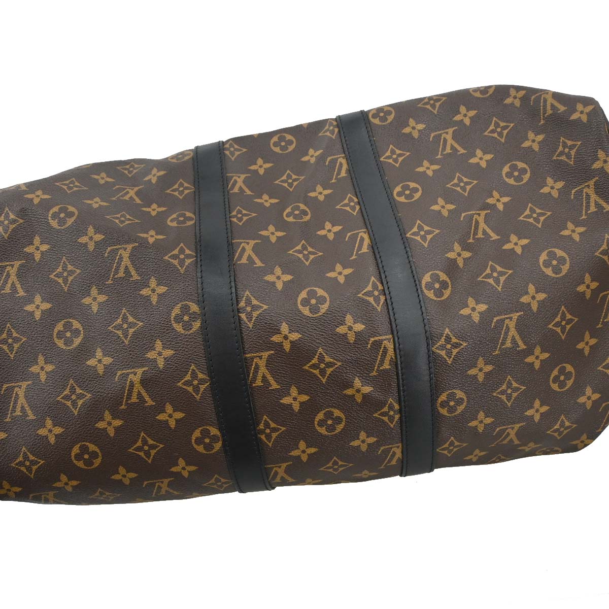 Louis Vuitton Monogram Macassar Keepall 45 Bandouliere M56711