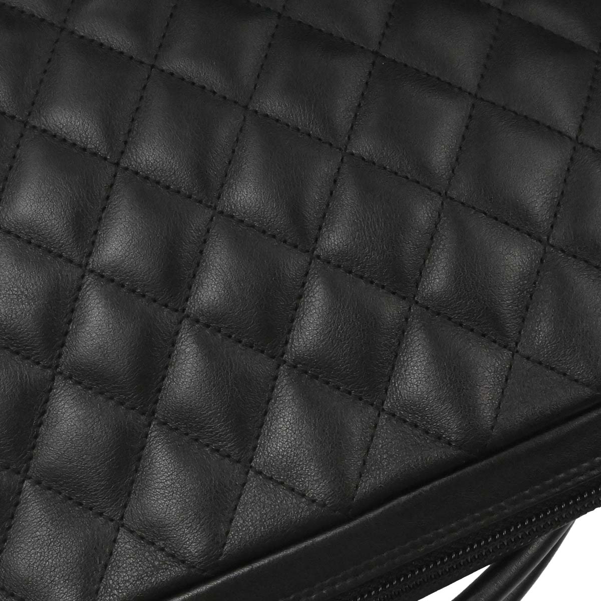 Chanel 2005-2006 Black Calfskin Cambon Ligne Shoulder Bag