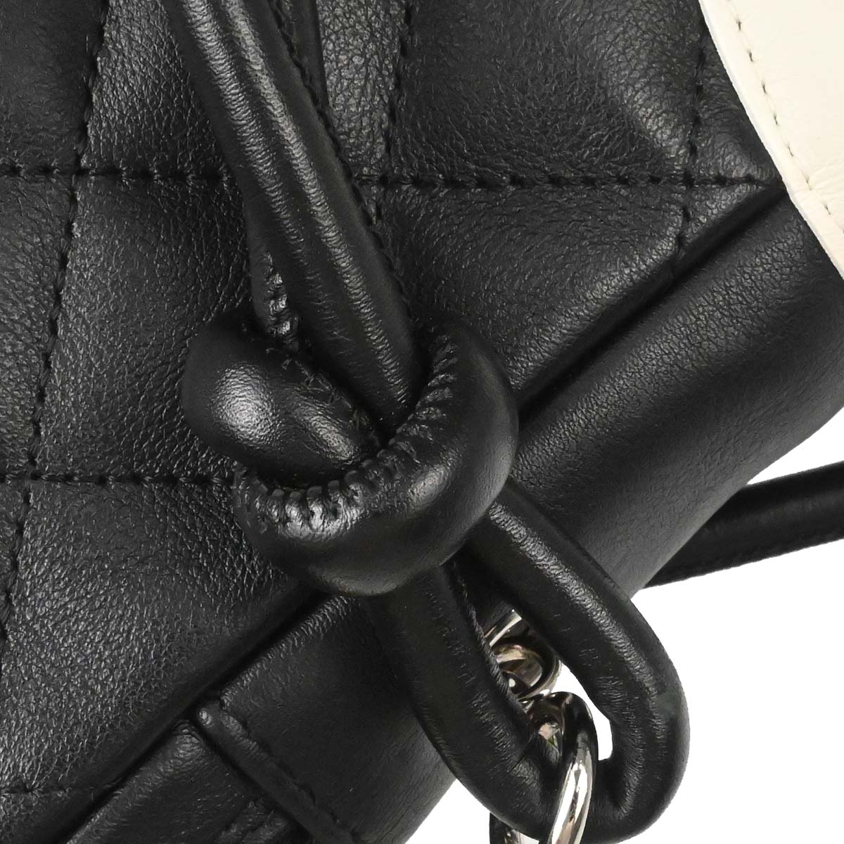 Chanel 2005-2006 Black Calfskin Cambon Ligne Shoulder Bag