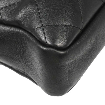 Chanel 2005-2006 Black Calfskin Cambon Ligne Shoulder Bag