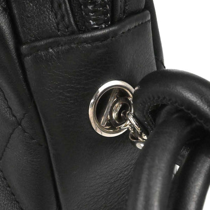 Chanel 2005-2006 Black Calfskin Cambon Ligne Shoulder Bag