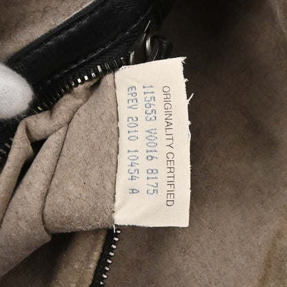 Bottega Veneta Black Lambskin Intrecciato Hobo Handbag