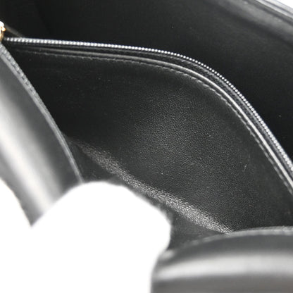 Chanel Black Lambskin Chevron Single Flap Shoulder Bag