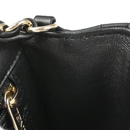 Chanel Black Lambskin Chevron Single Flap Shoulder Bag