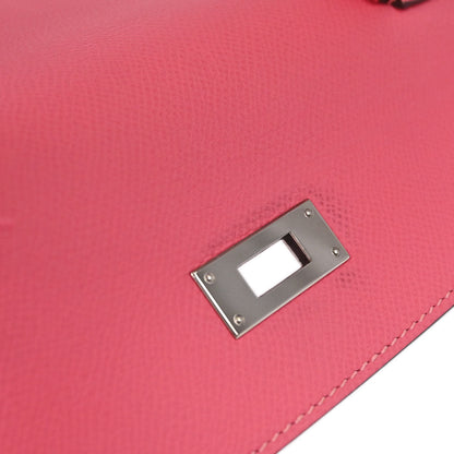 Hermes Rose Azalee Epsom Kelly 28 Sellier 2way Shoulder Handbag