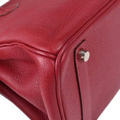 Hermes Vermilion Togo Birkin 30 Handbag