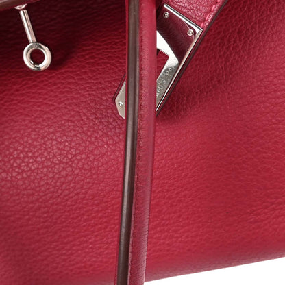 Hermes Vermilion Togo Birkin 30 Handbag