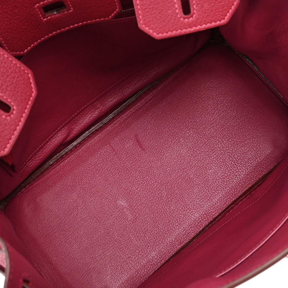 Hermes Vermilion Togo Birkin 30 Handbag