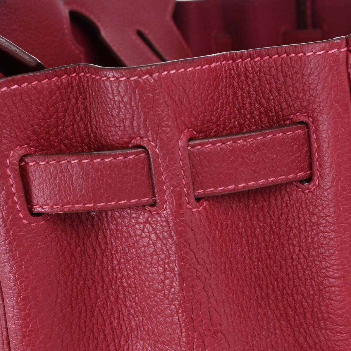 Hermes Vermilion Togo Birkin 30 Handbag
