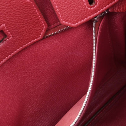 Hermes Vermilion Togo Birkin 30 Handbag
